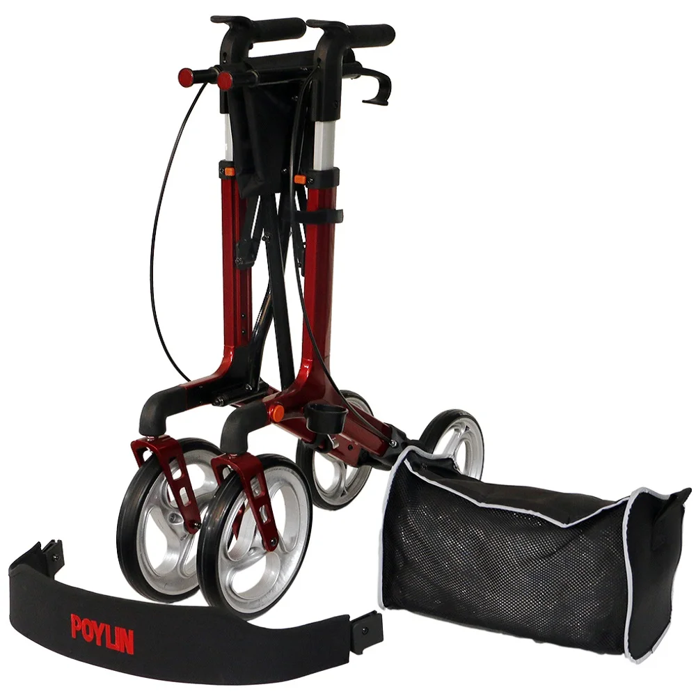 Poylin P888 Ultra Lüks Rolatör Kırmızı görsel 5