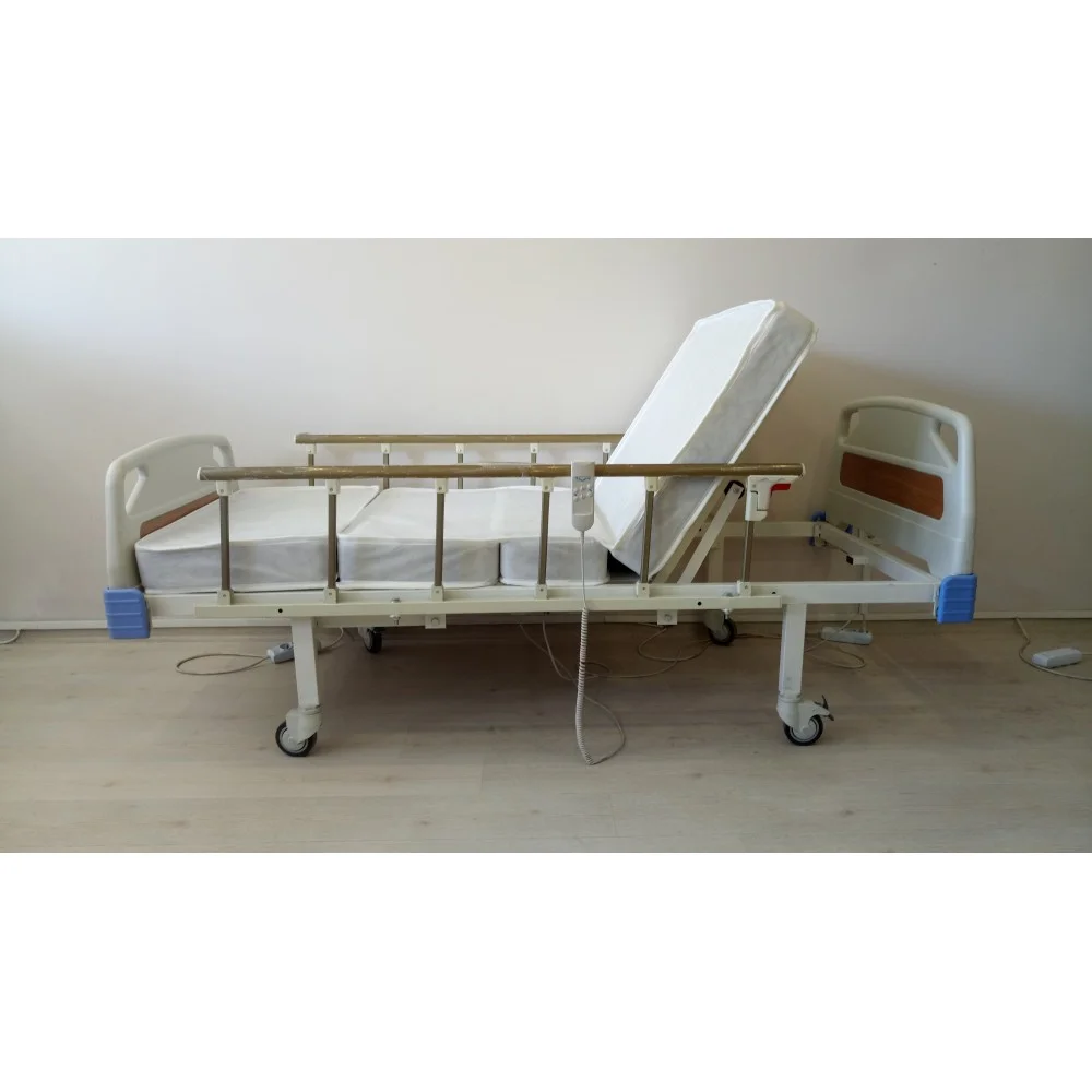 PY152 2 Motorlu ABS Başlıklı Hasta Karyolası + 4 Parçalı Yatak görsel 3