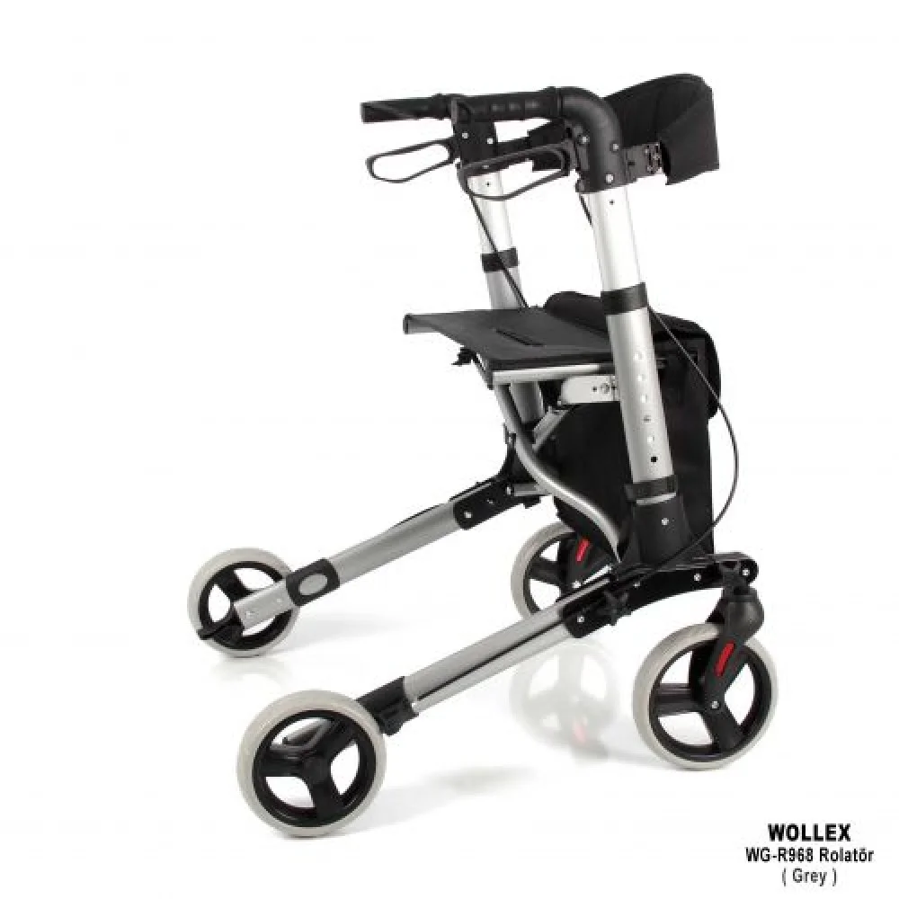 WOLLEX WG-R968 Alüminyum Tekerlekli Rolatör görsel 6